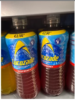 Lucozade raspberry