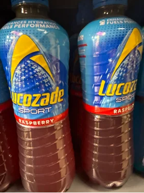 Lucozade rasberry 500ml
