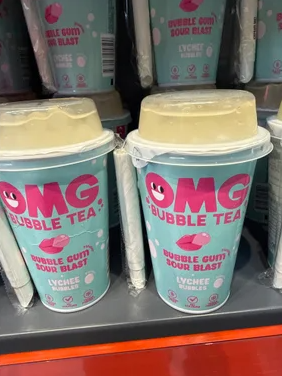 OMG bubble tea lychee
